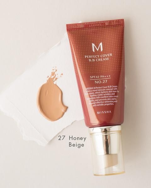 Base BB Cream Missha  Perfect Cover 50ml ORIGINAL